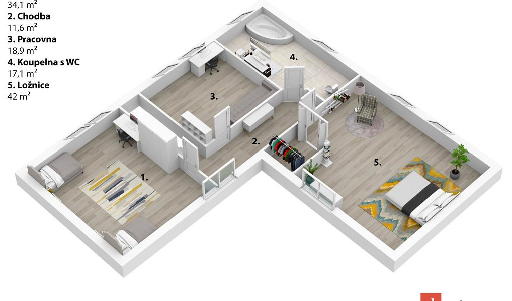 Pronájem bytu 3+kk 110 m², Mladá Boleslav – náhled fotky 12