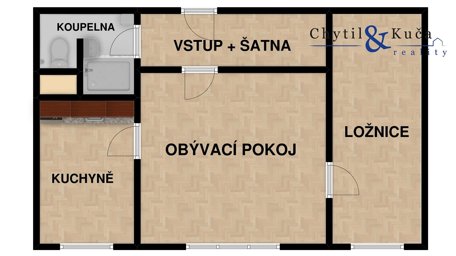 Prodej bytu 2+1 43 m² — photo 5