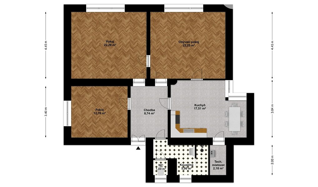 Pronájem bytu 3+1 100 m², Chlumec nad Cidlinou – náhled fotky 14