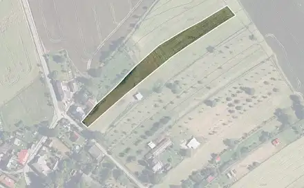 Prodej stavebního pozemku 4 406 m², Bouzov - Obectov, okres Olomouc