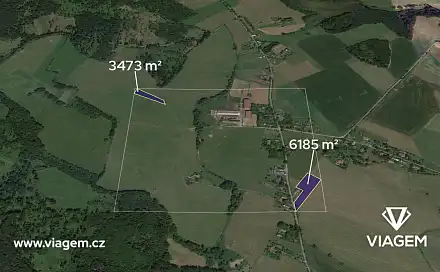 Prodej pole 2 414 m², Lanžov, okres Trutnov