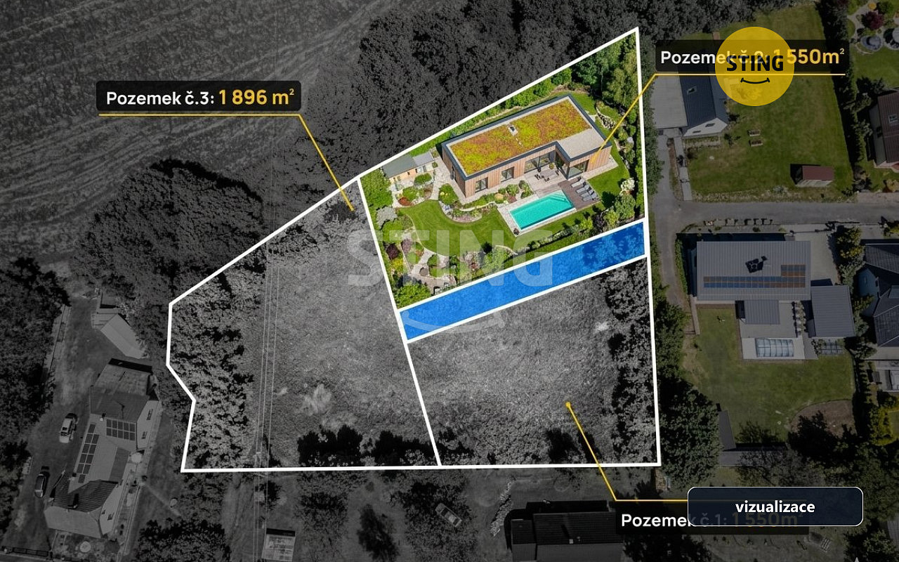 Prodej stavebního pozemku 1 550 m²