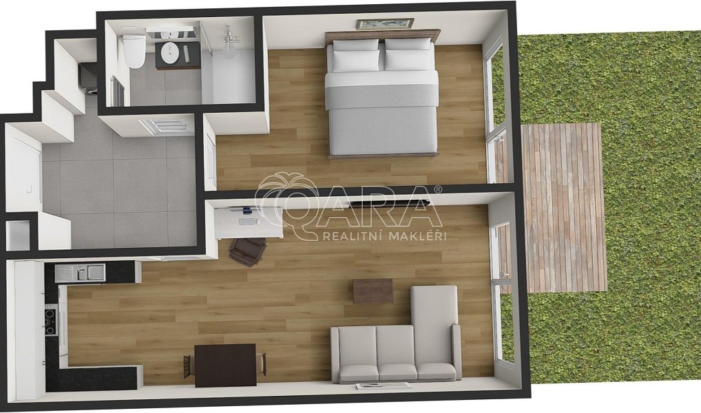 Pronájem bytu 2+kk 50 m², Praha – náhled fotky 16