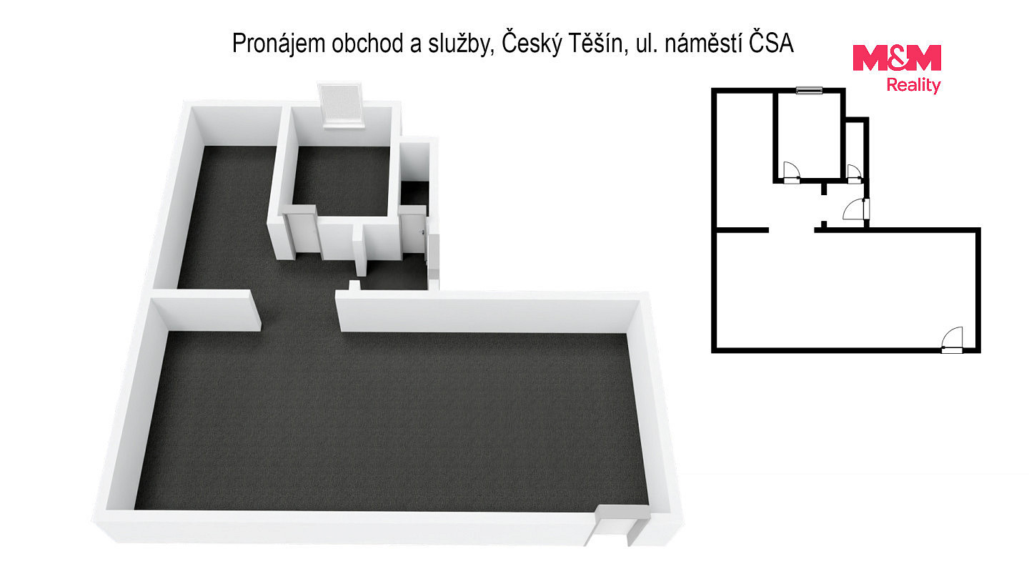 Pronájem obchodních prostor 110 m² – fotografie 3