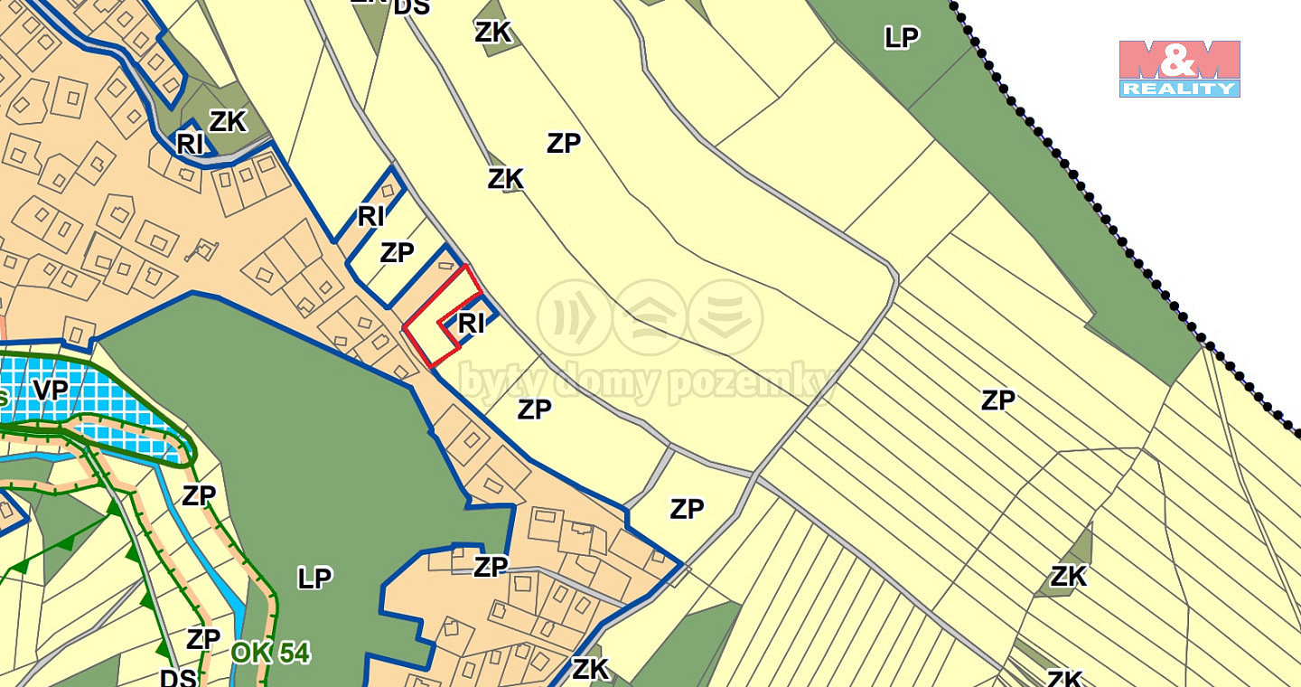 Prodej louky 668 m² – pohled 5