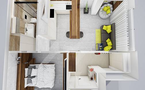 Pronájem bytu 2+kk 49 m², Dlouhá, Olomouc - Lazce