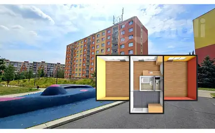 Prodej bytu 2+1 52 m², Borová, Chomutov