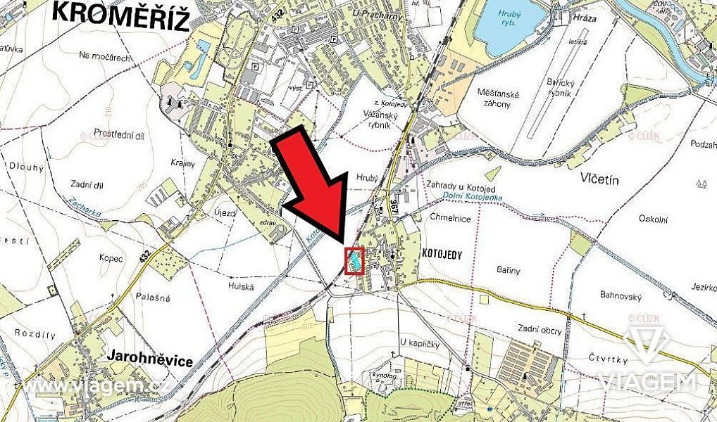 Prodej stavebního pozemku 606 m², Kroměříž – náhled fotky 5