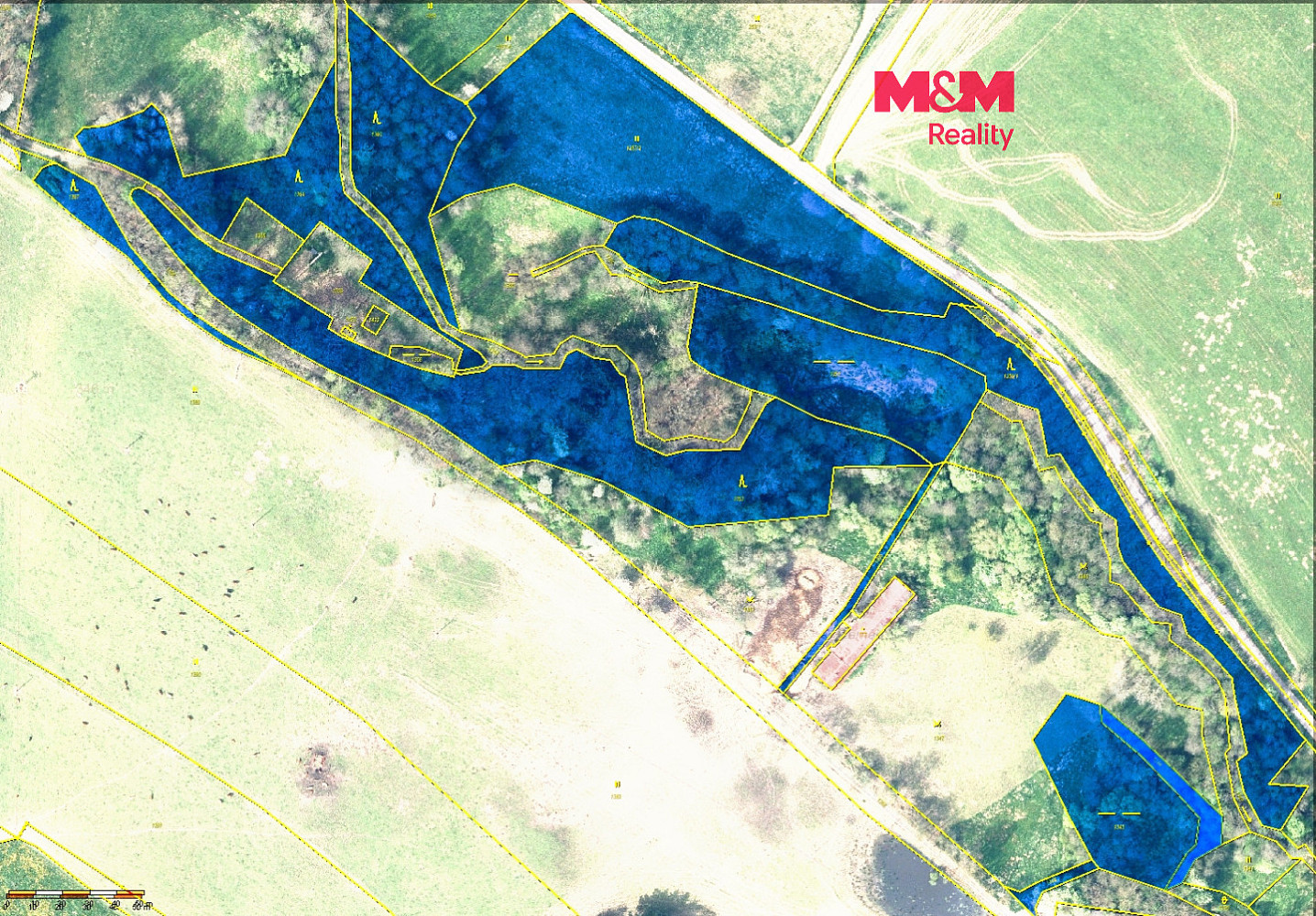 Prodej vodní plochy 24 434 m²