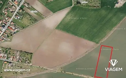 Prodej pole 883 m², Oskořínek, okres Nymburk