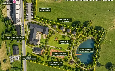 Prodej stavebního pozemku 8 619 m², Žižkova, Vrbno pod Pradědem, okres Bruntál