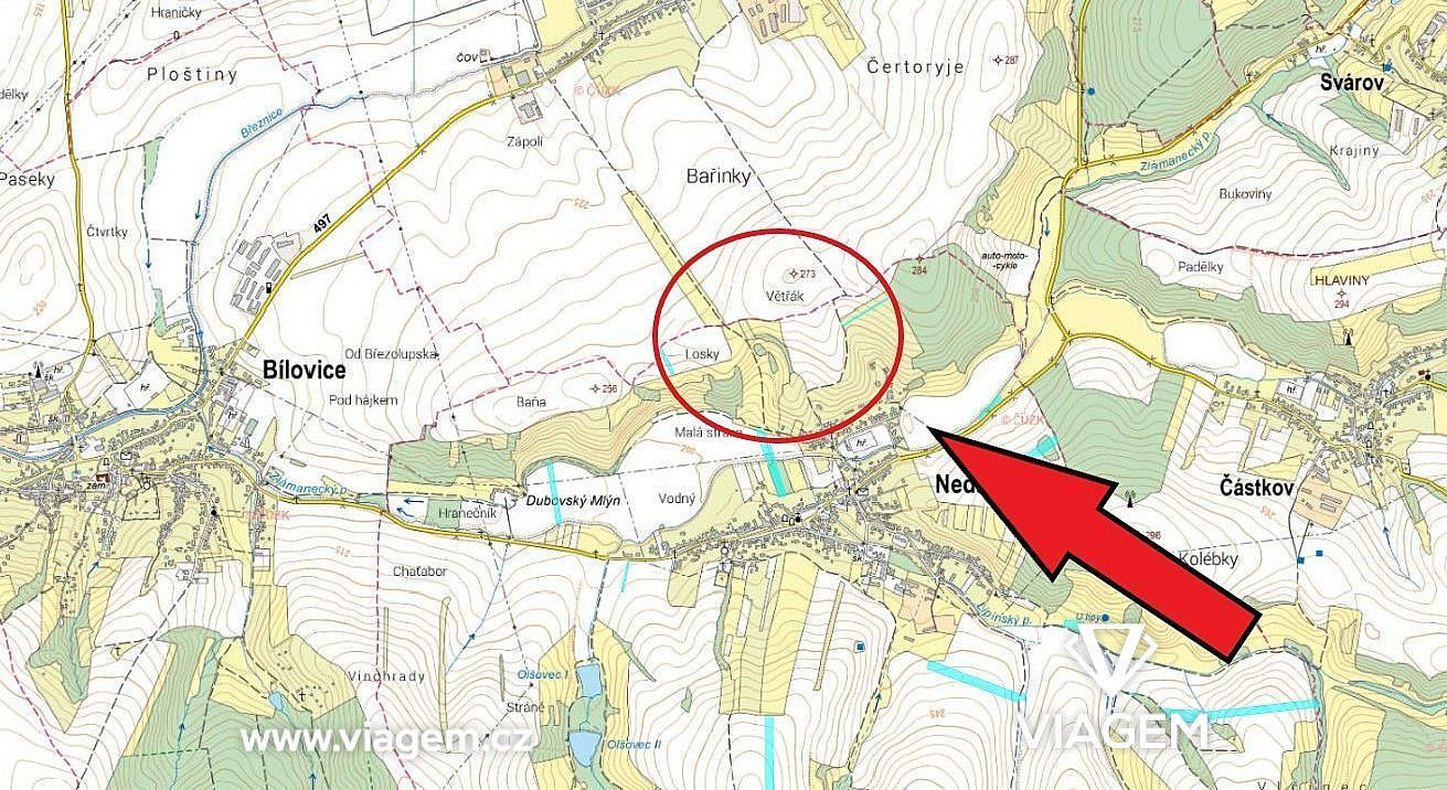Prodej pole 2 865 m² – fotografie 4