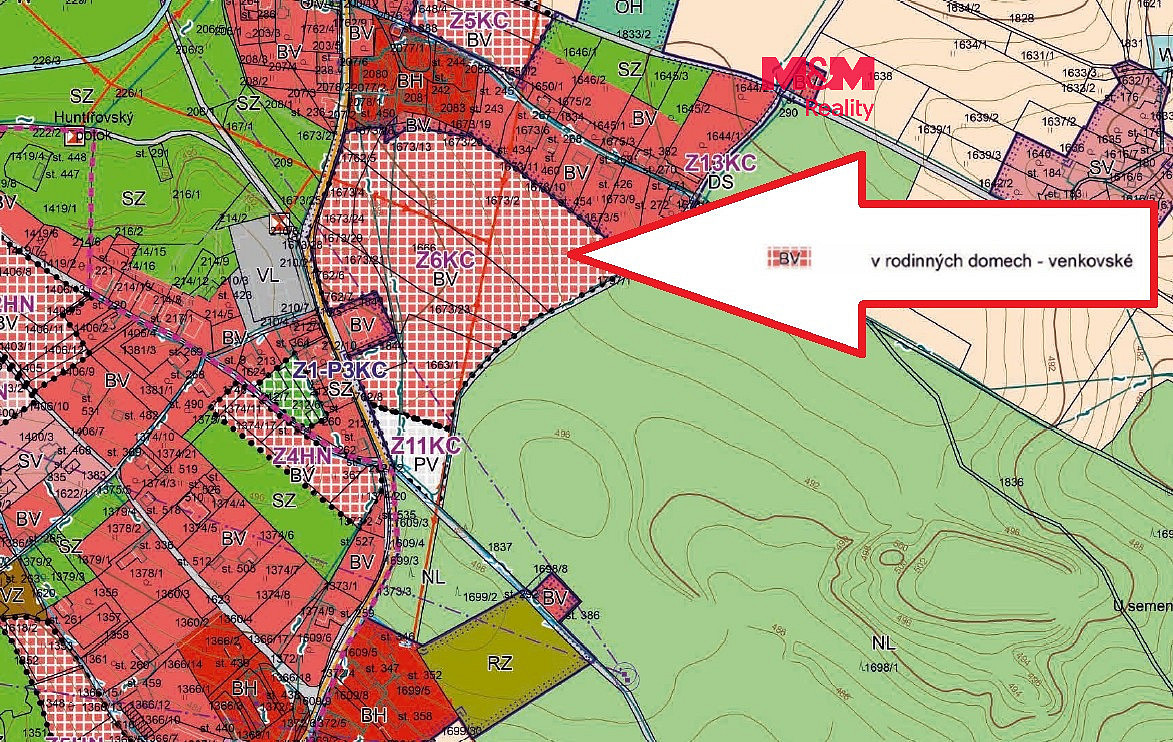 Prodej stavebního pozemku 1 335 m²