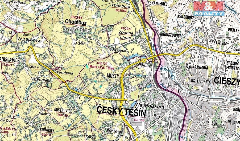 Prodej lesa 6 540 m², Český Těšín – náhled fotky 2