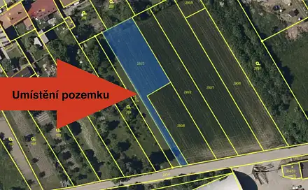 Prodej stavebního pozemku 1 220 m², Kroměříž - Bílany