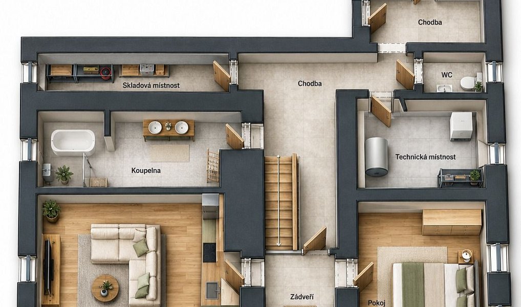 Prodej domu 218 m² s pozemkem 832 m², Desná – náhled fotky 2