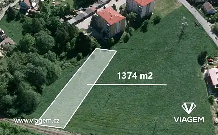 Prodej zahrady 1 374 m², Ptení, okres Prostějov