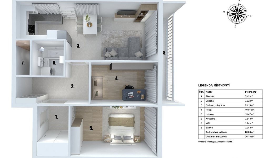 Prodej bytu 3+1 78 m², Praha – náhled fotky 6
