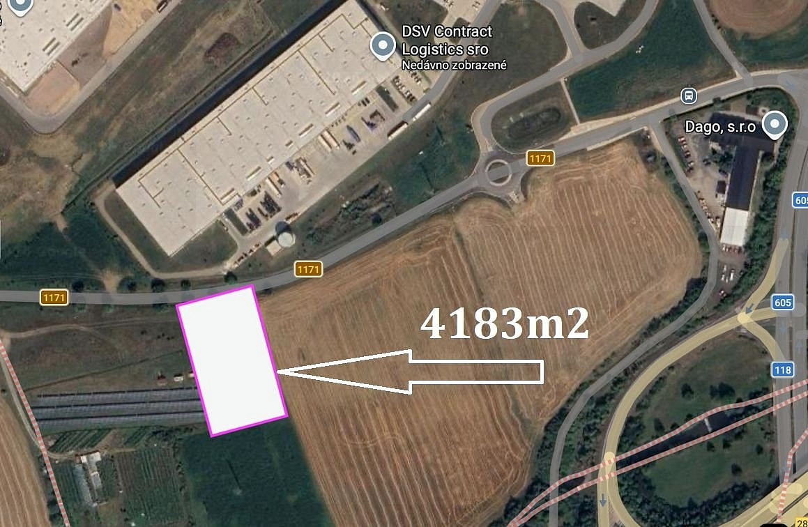 Prodej komerčního pozemku 4 183 m²