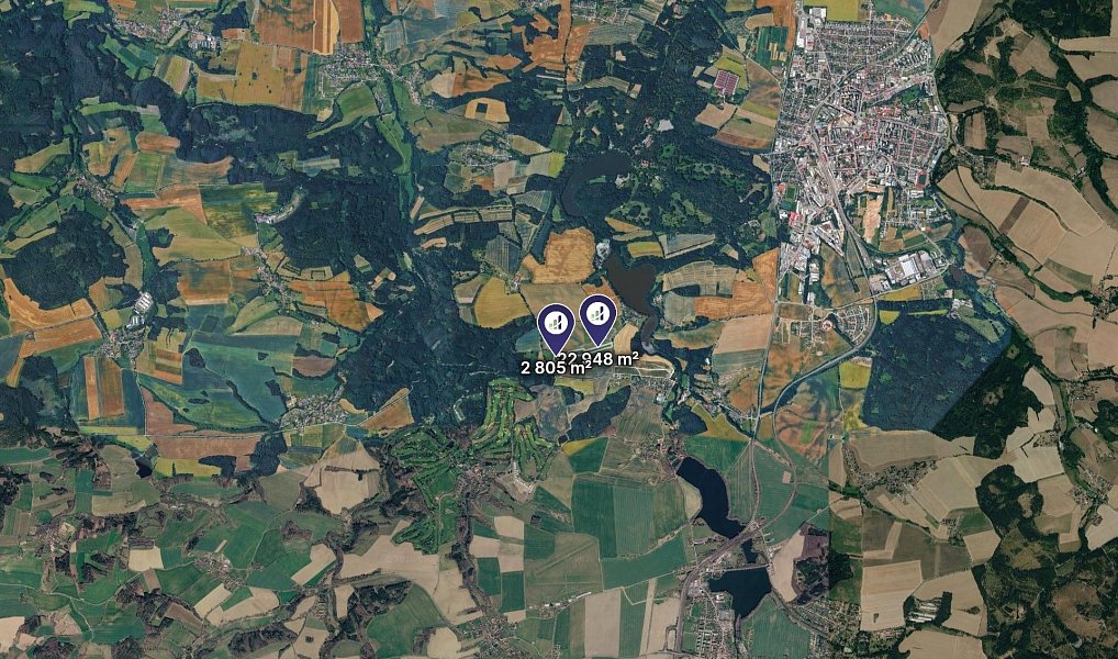 Prodej pole 25 753 m², Bystřice – náhled fotky 2