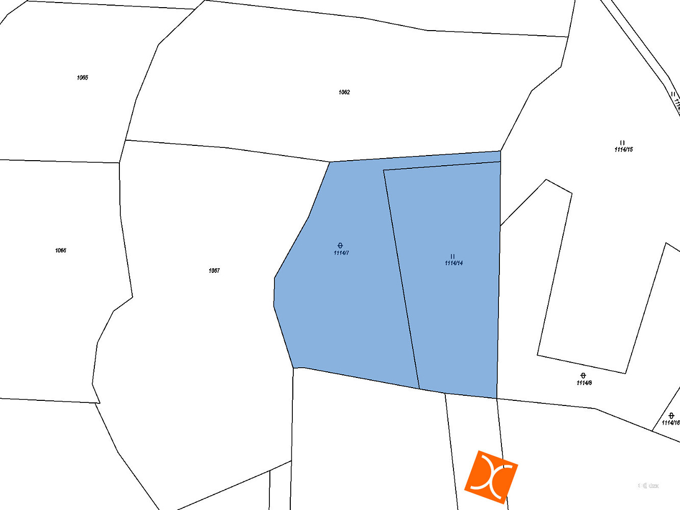 Prodej pozemku 473 m² - Widok 2