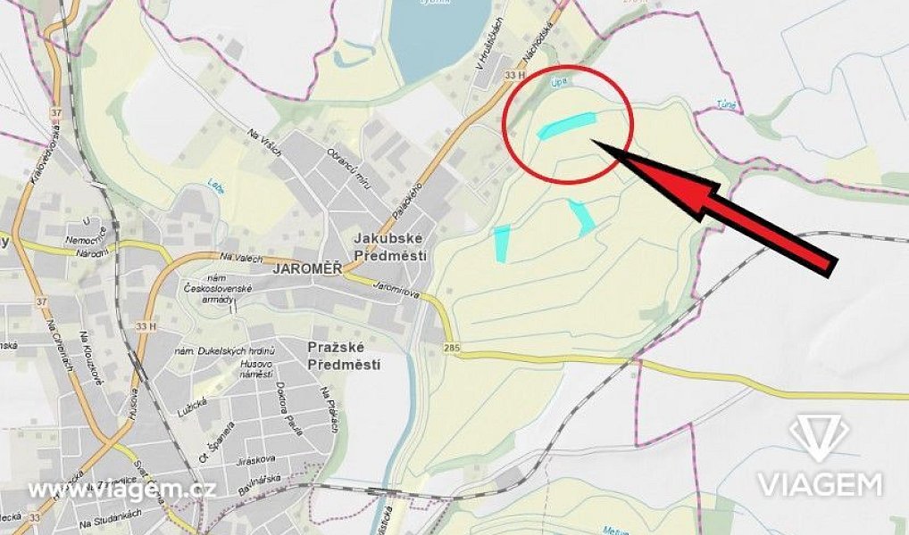 Prodej pole 5 176 m², Jaroměř – náhled fotky 4