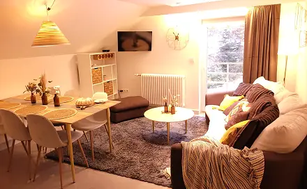 Pronájem bytu 3+kk 70 m², Eisensteiner Mühle, Bavorská Ruda (800 m od Alžbětína), Bavorsko - kraj Regen, Německo