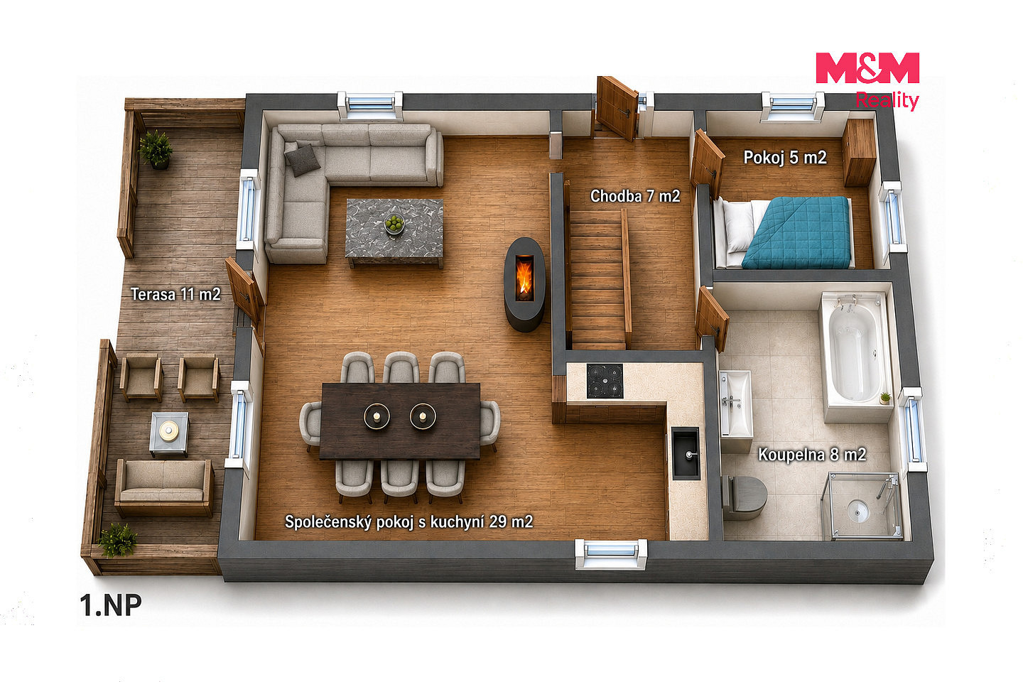 Prodej chaty/chalupy 97 m² s pozemkem 995 m² – fotografie 4