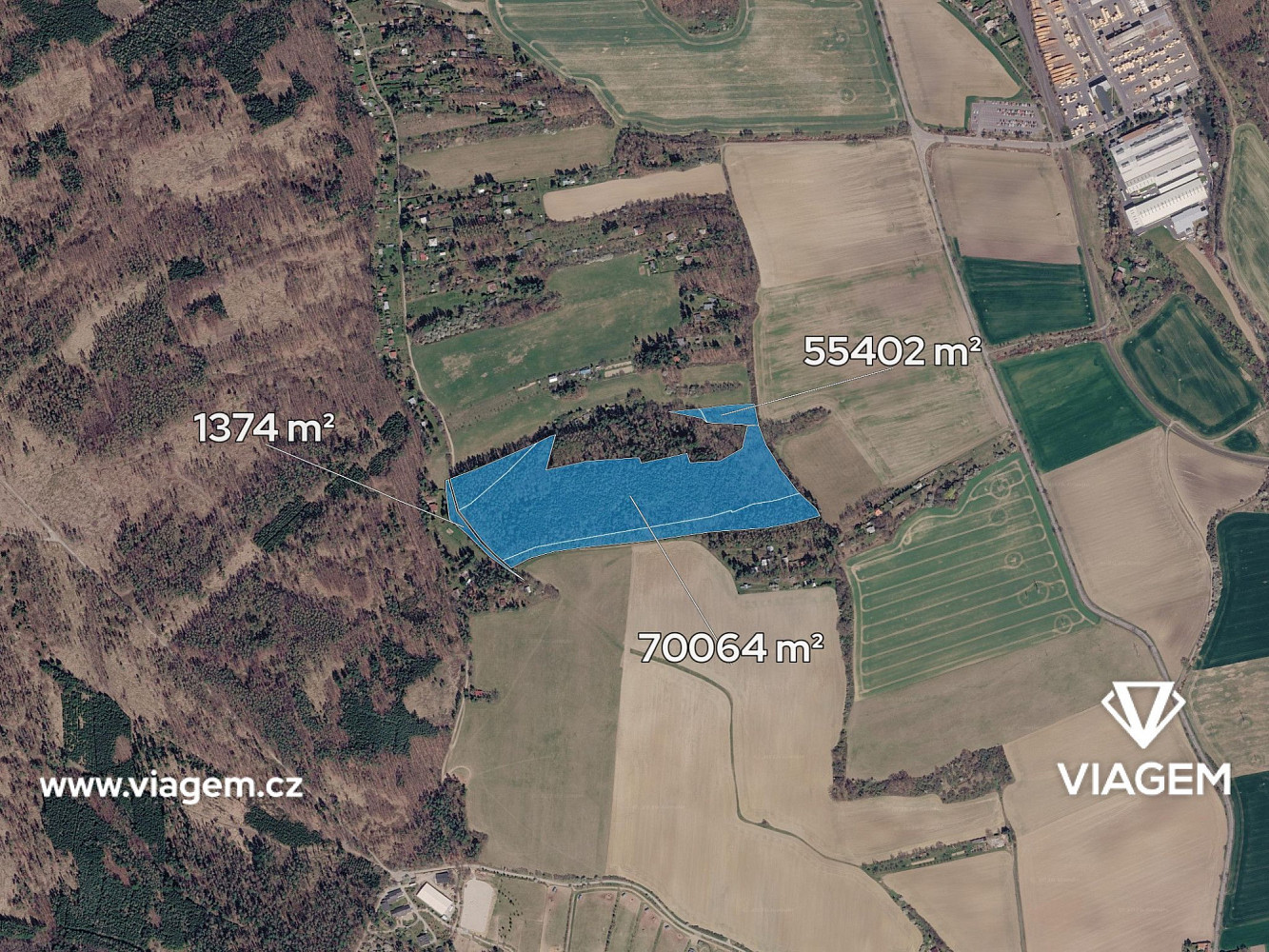 Prodej lesa 4 754 m² – fotografie 2