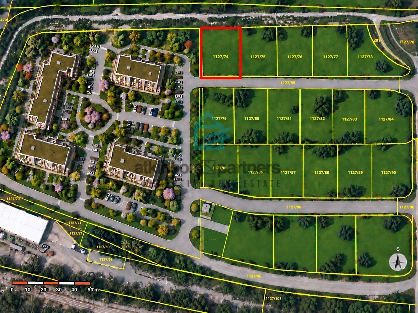 Prodej stavebního pozemku 906 m² – fotografie 2