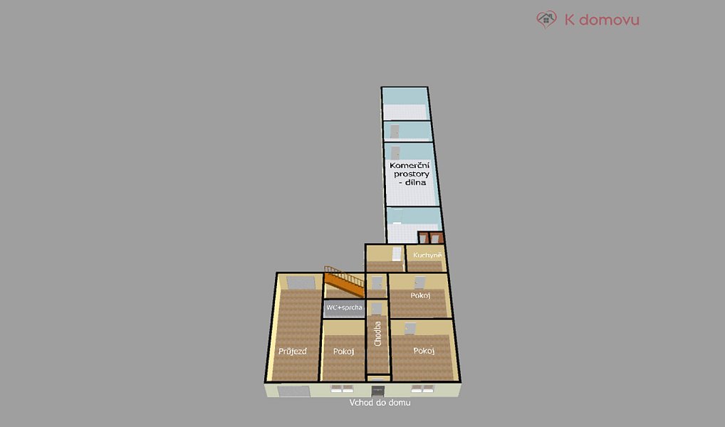 Prodej domu 108 m² s pozemkem 2 370 m², Dřevohostice – náhled fotky 2