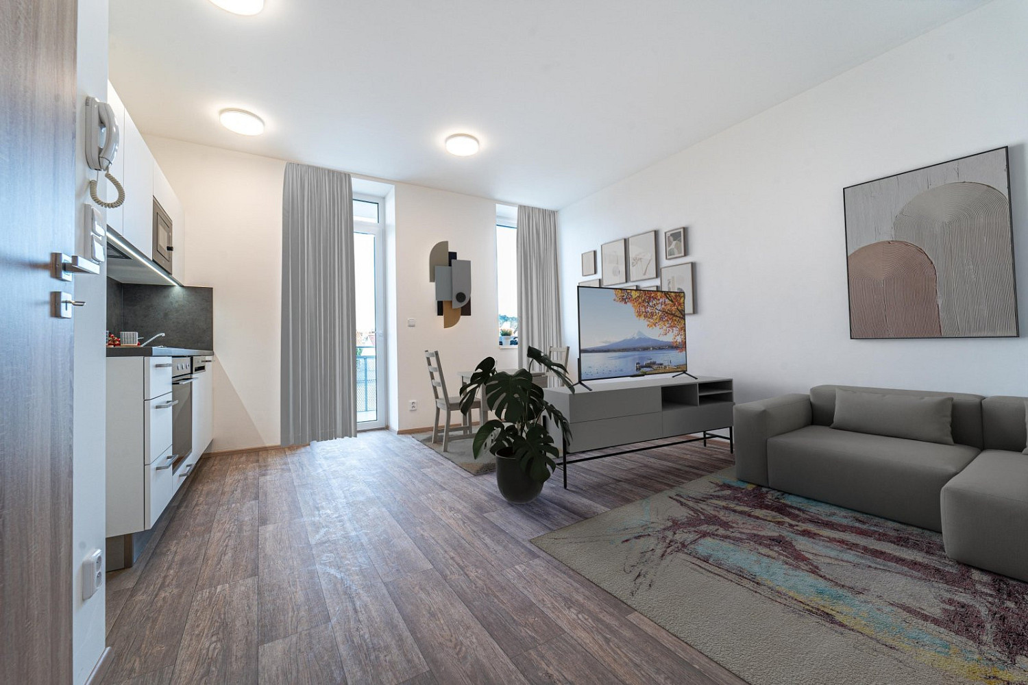 Pronájem bytu 1+kk 33 m² – fotografie 2