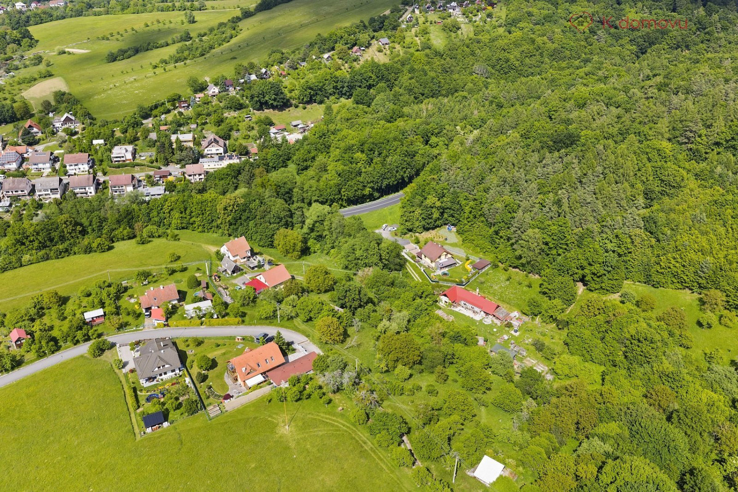 Prodej souboru pozemků (stavební část 4.407m², ostatní 6.724m²) Bohuslavice u Zlína – pohled 4