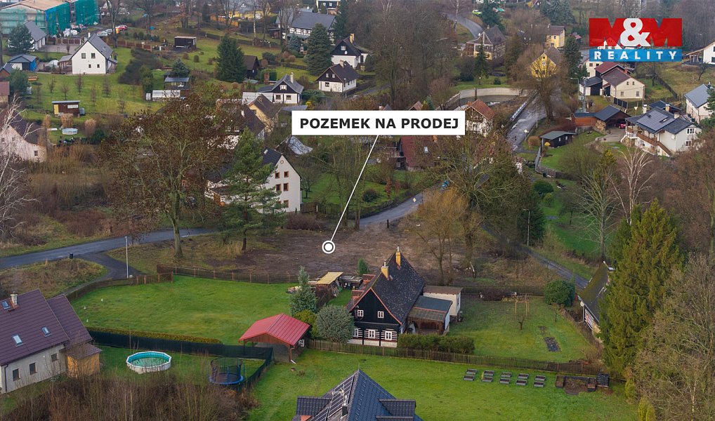 Prodej stavebního pozemku 1 965 m², Růžová – náhled fotky 4
