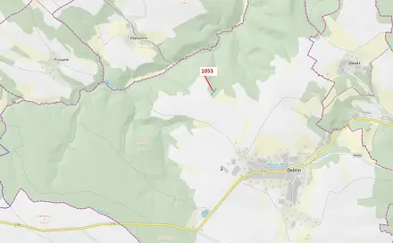 Dražba lesa 1 757 m², Deblín