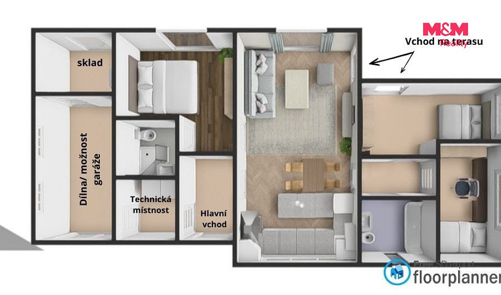 Prodej domu 108 m² s pozemkem 1 224 m², Moravská Třebová – náhled fotky 13