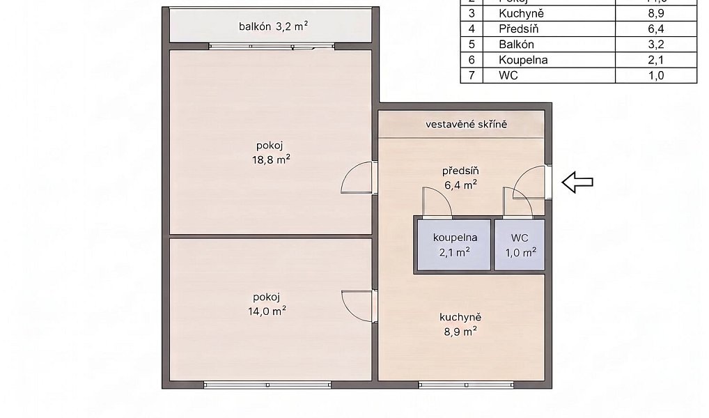 Prodej bytu 2+1 52 m², Praha – náhled fotky 23