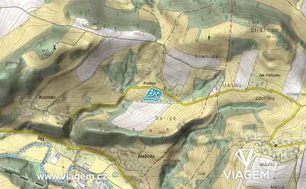 Prodej stavebního pozemku 1 277 m², Slaná, okres Semily
