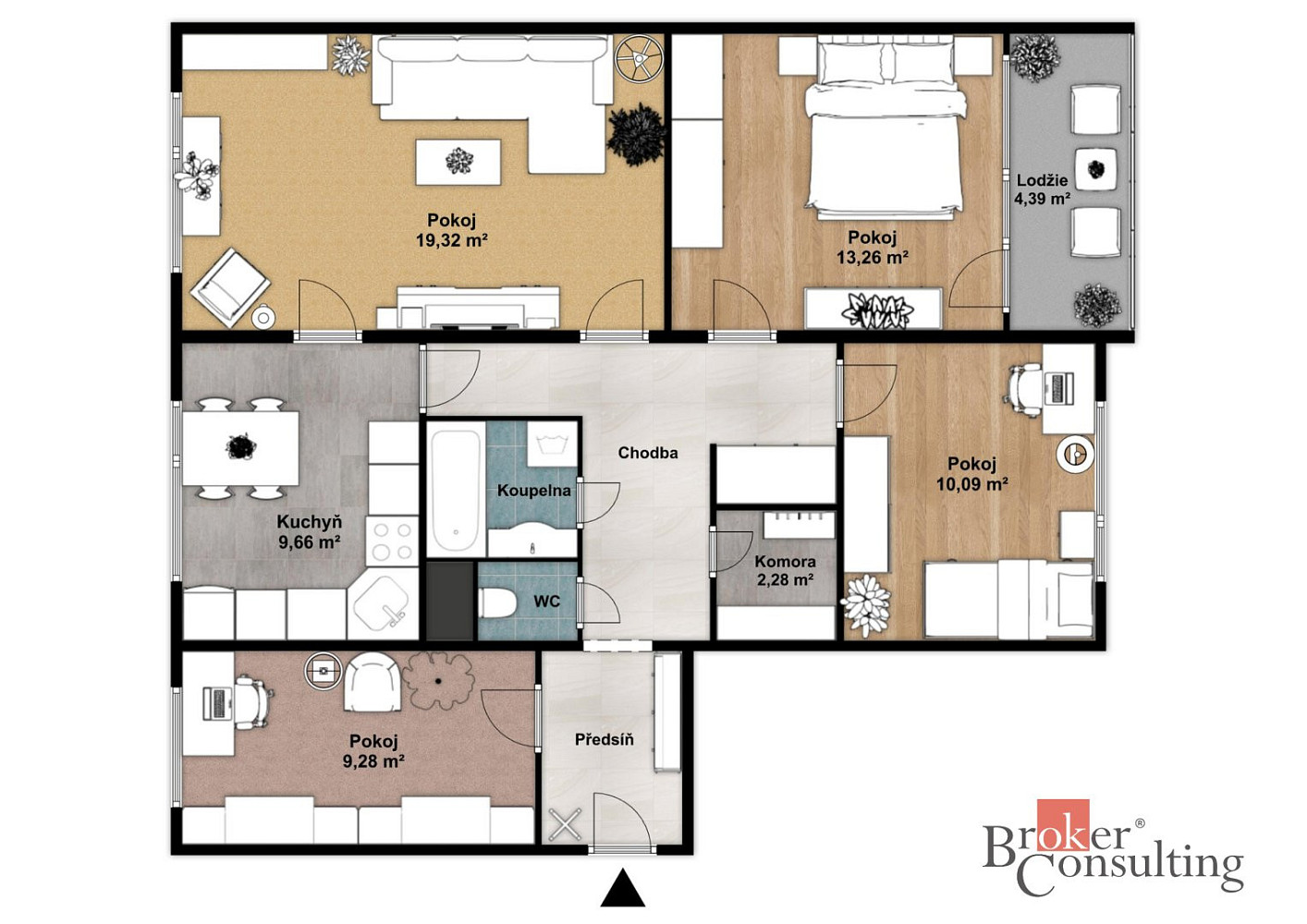 Prodej bytu 4+1 96 m² – fotografie 3
