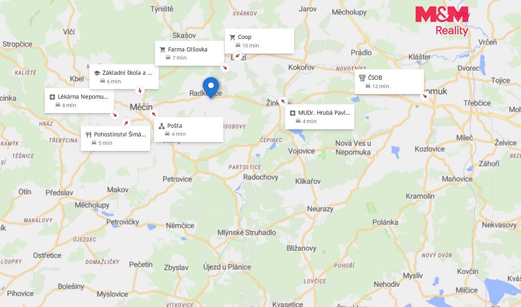 Prodej stavebního pozemku 1 023 m², Měčín – náhled fotky 7