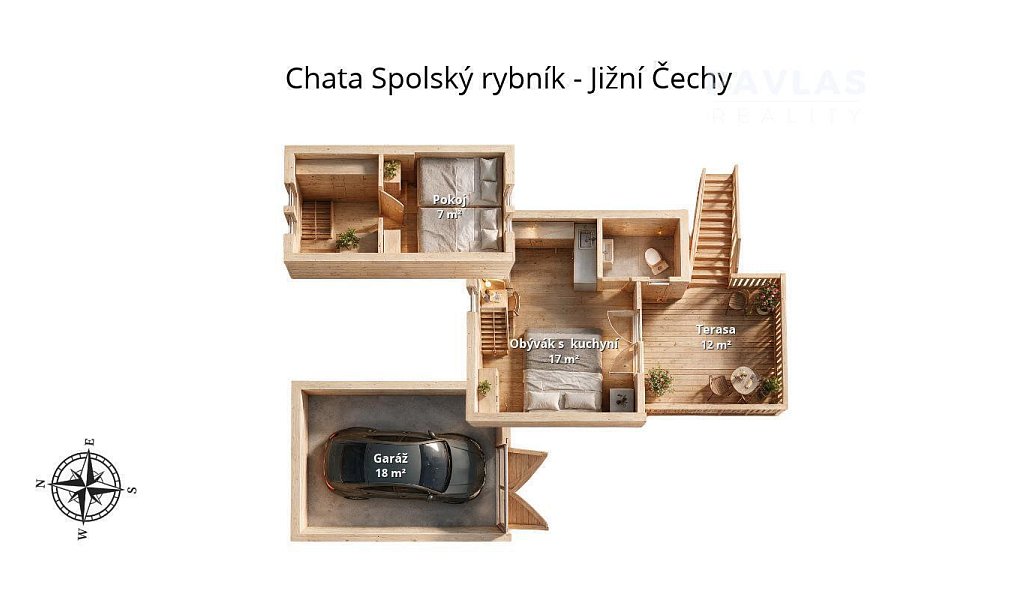 Prodej chaty/chalupy 60 m² s pozemkem 24 m², Libín – náhled fotky 16