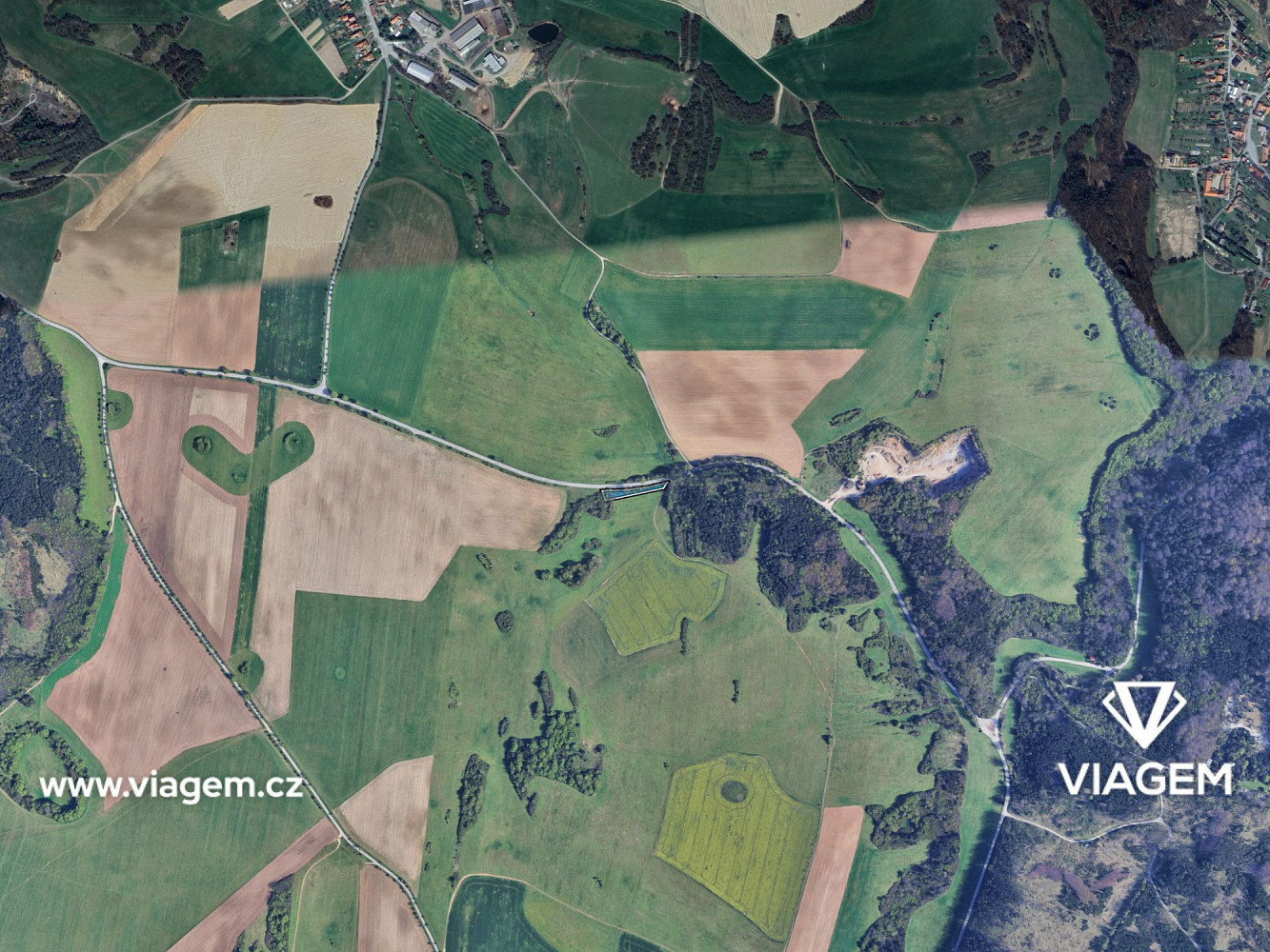 Prodej pole 1 623 m² – pohled 3