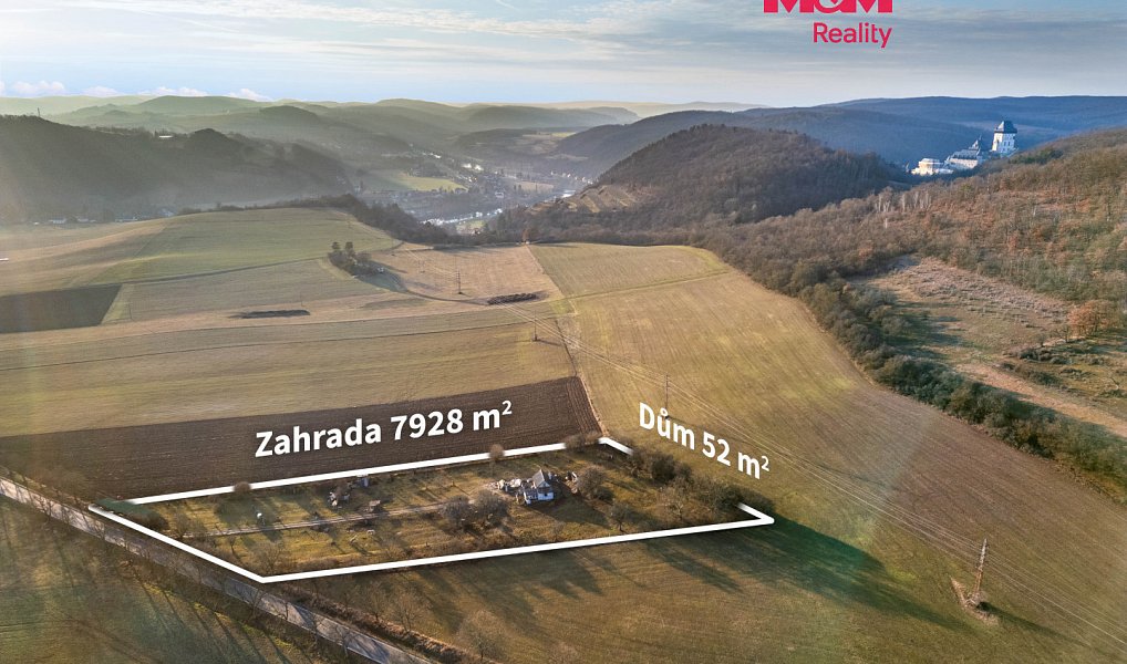 Prodej stavebního pozemku 7 980 m², Hlásná Třebaň – fotka 1 z 8