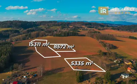 Prodej pole 29 218 m², Nová Paka, okres Jičín