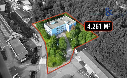 Prodej skladovacích prostor 2 156 m², Vsetín