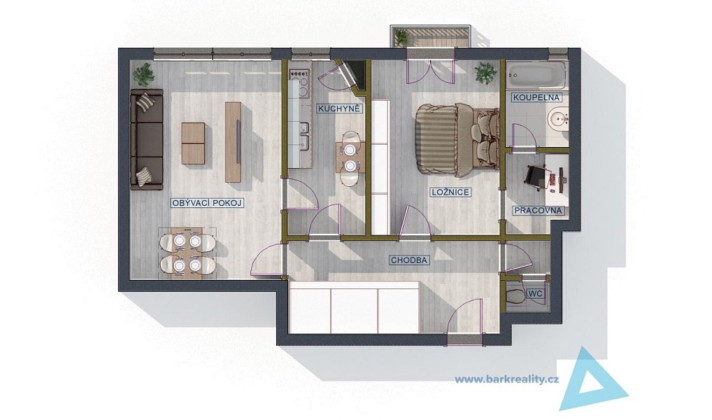 Prodej bytu 2+1 70 m², Praha – náhled fotky 24
