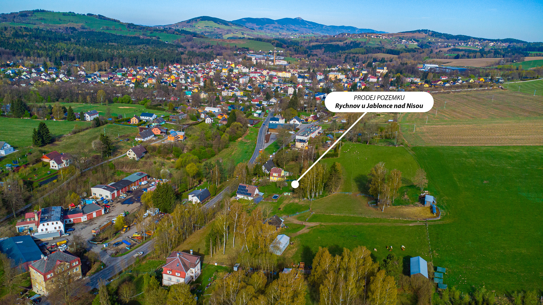 Prodej stavebního pozemku 1 706 m²