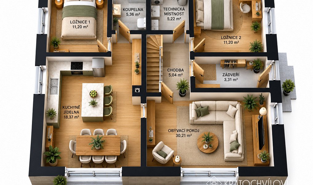 Prodej domu 172 m² s pozemkem 808 m², Pyšely – náhled fotky 4