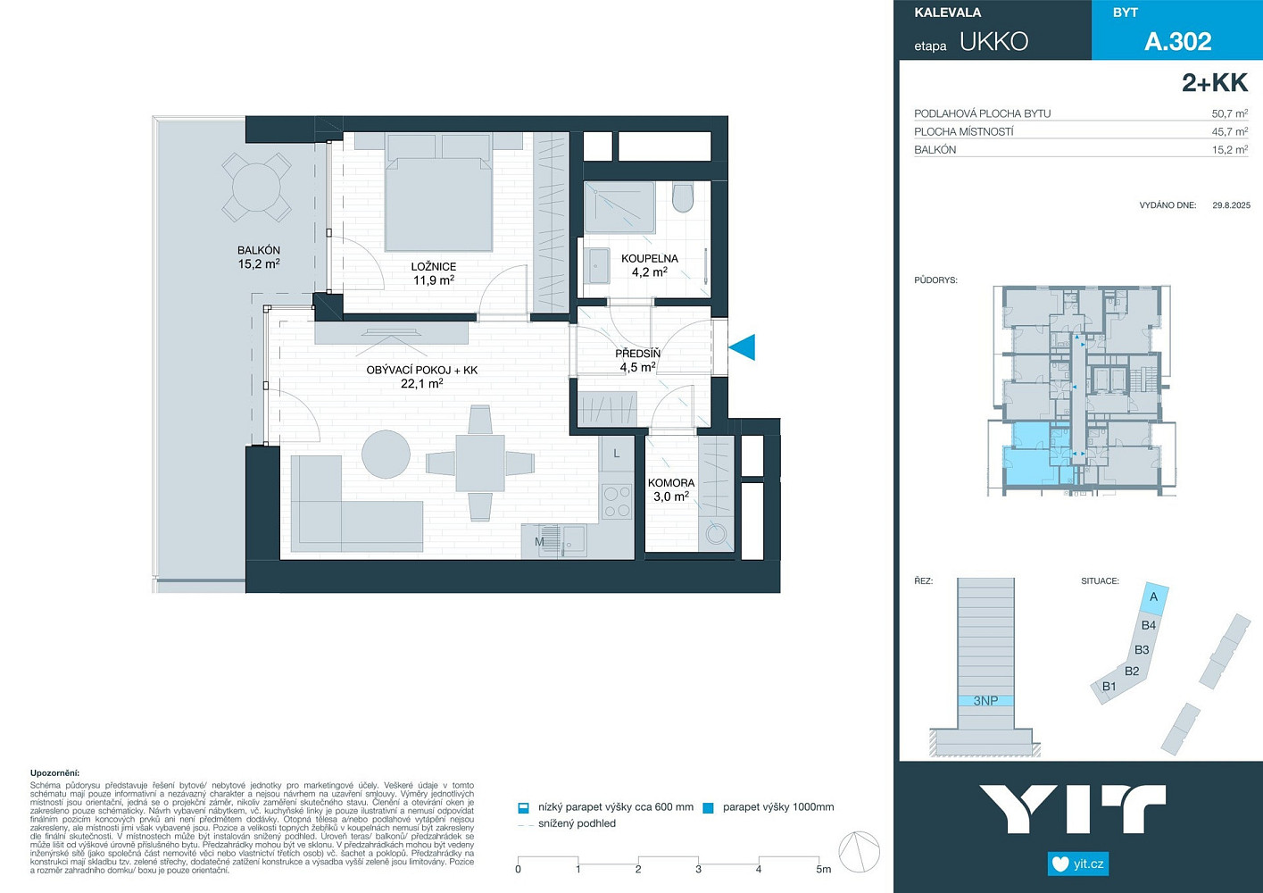 Prodej bytu 2+kk 46 m² – fotografie 2