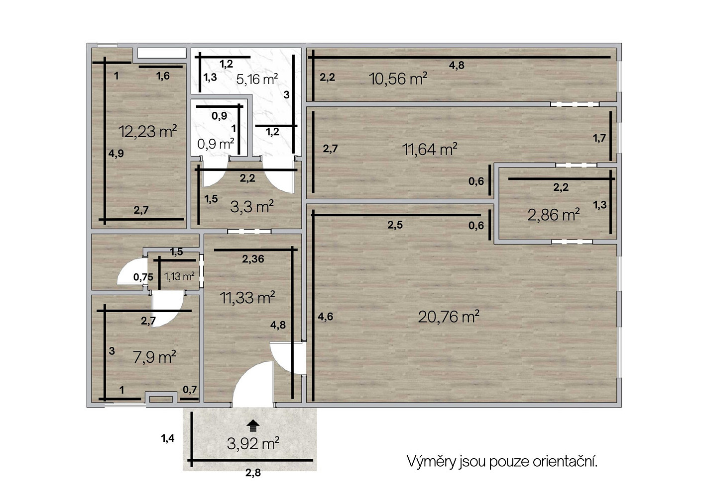 Prodej domu 92 m² s pozemkem 400 m² — photo 3